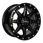AMS Roll'n 106 Beadlock Wheels 4/137 15X7 | 5+2 / Black [Previously Installed]