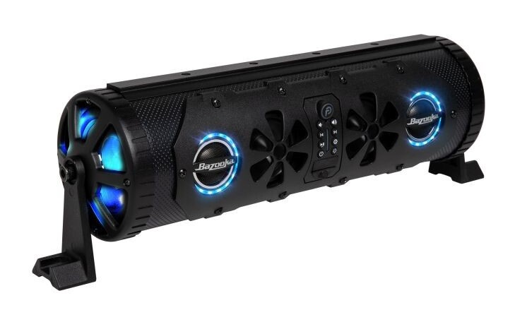 bazooka16_bluetooth_g3_sound_bar_black.jpg Bazooka 16" Bluetooth G3 12V Sound Bar - Image 1