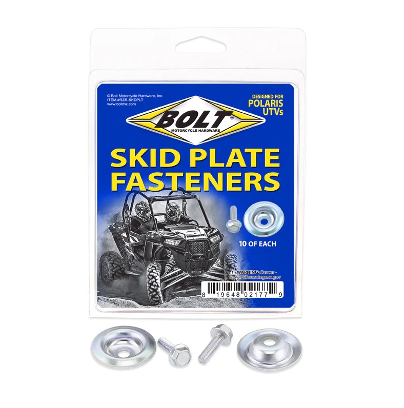bolt_hardware_utv_skid_plate_fasteners_washer_bolt20_pk.jpg Bolt Hardware Skid Plate Fasteners Polaris RZR - Image 1