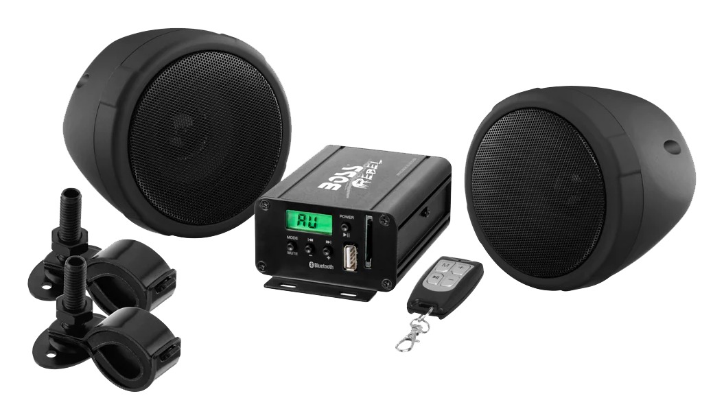 boss_audio_systems3_bluetooth_speaker_amplifier_kit_black.jpg Boss Audio Systems 3" Bluetooth Speaker & Amplifier Kit - Image 1