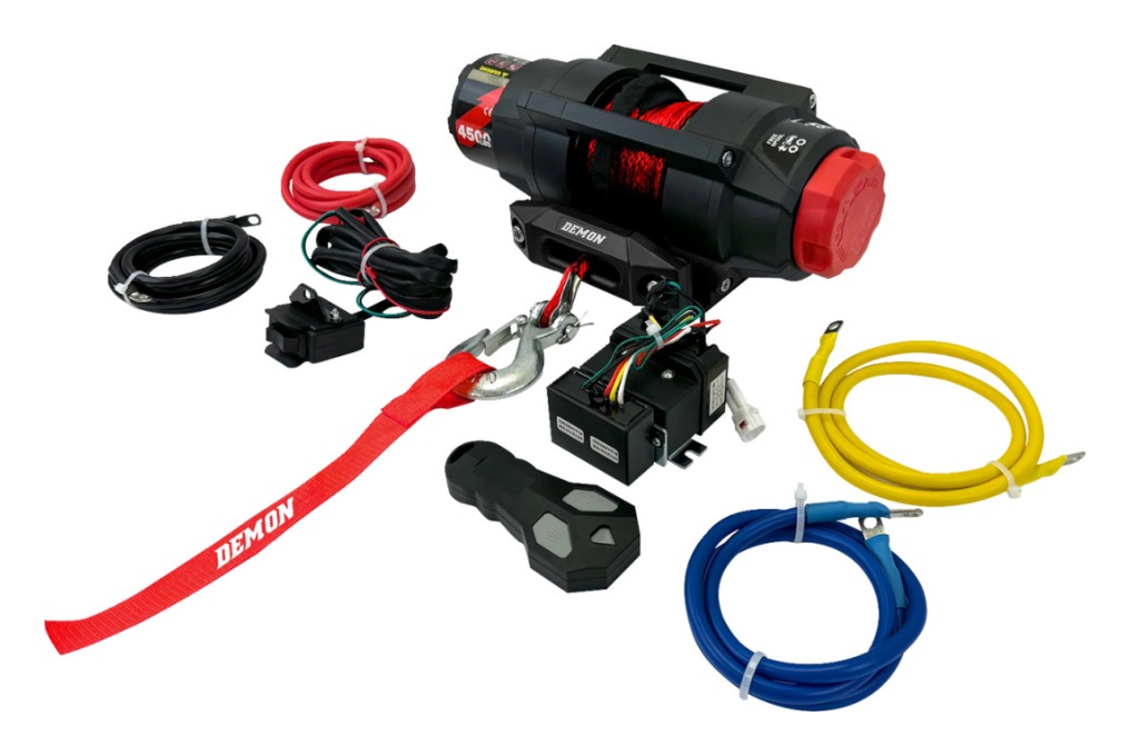 demon_powersports_winch_demon4500_lb.jpg Demon Powersports Demon Winch 4500 Lb - Image 1