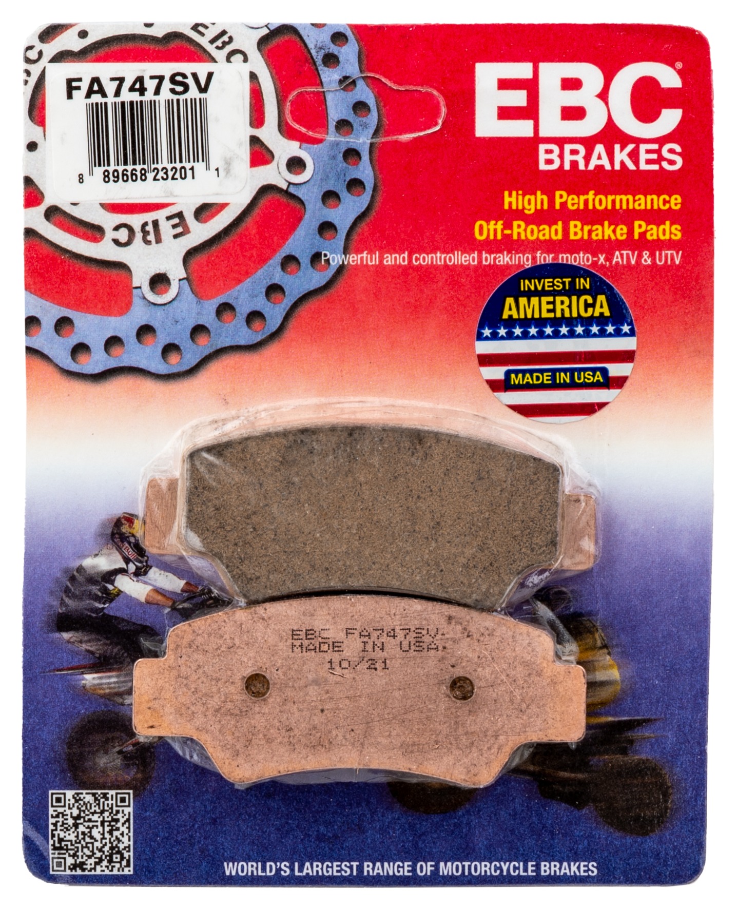EBC FA617SV SV Series Severe Duty Right Brake Pads - Image 1