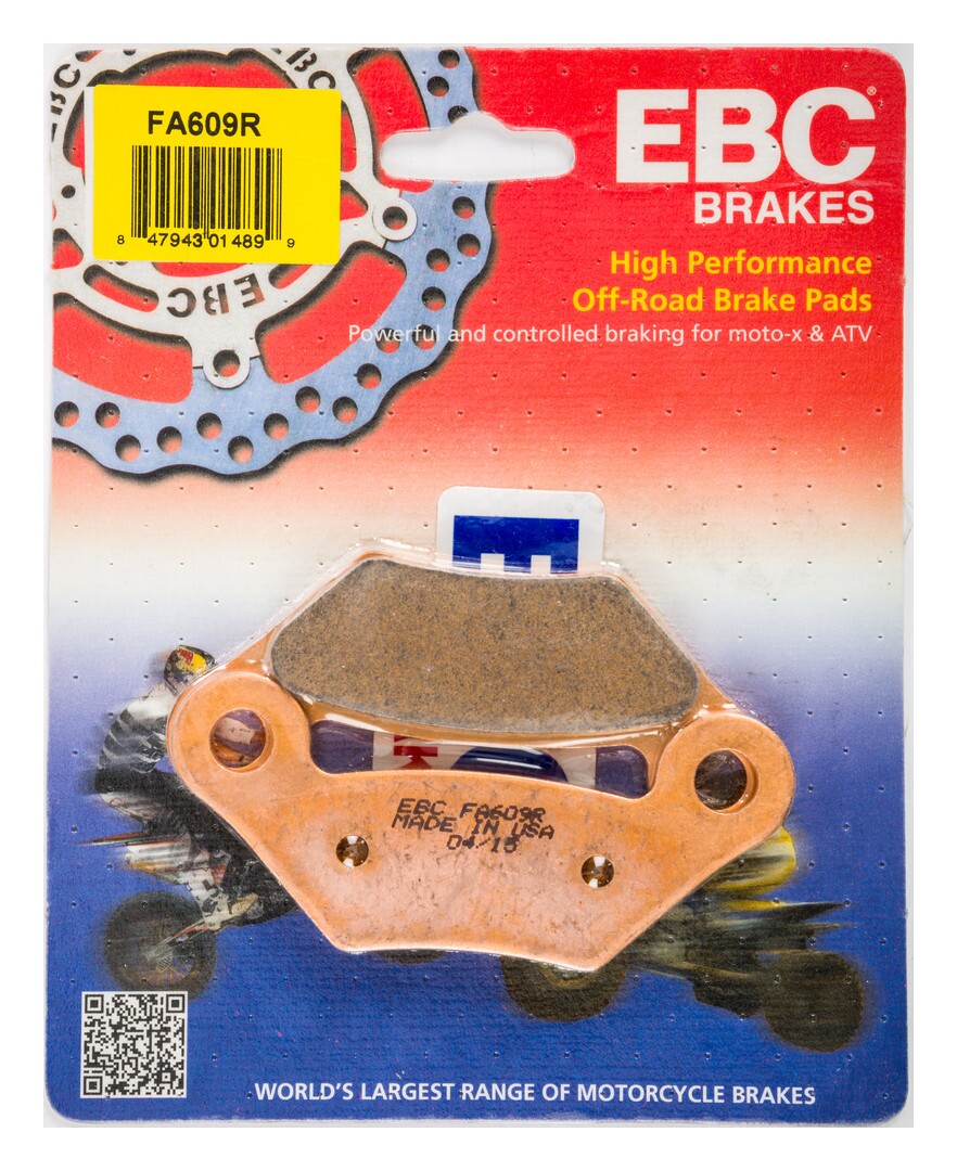 ebcfa609_rr_series_sintered_brake_pads.jpg EBC FA609R R Series Sintered Brake Pads John Deere Gator HPX 4x4 Diesel 2010-2011 - Image 1