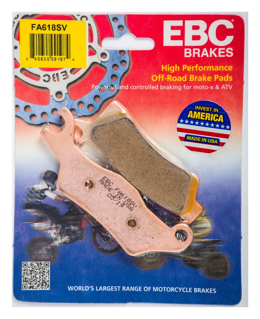 ebcfa618_svsv_series_severe_duty_front_brake_pads.jpg EBC FA618SV SV Series Severe Duty Front Brake Pads - Image 1