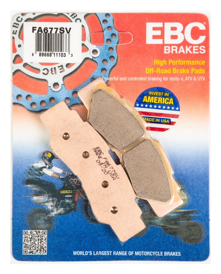 ebcfa677_svsv_series_severe_duty_rear_brake_pads_yamaha20162021.jpg EBC FA677SV SV Series Severe Duty Rear Brake Pads Yamaha 2016-2021 - Image 1