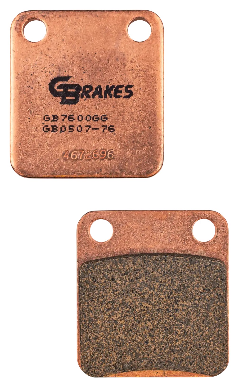 g_brakes_hh_sintered_brake_pads_gb050776.jpg GBrakes HH Sintered Brake Pads GB0507-76 - Image 1