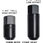 Gorilla Automotive Extended Hex Race UTV Lug Kit 12 x 1.50 Tall
