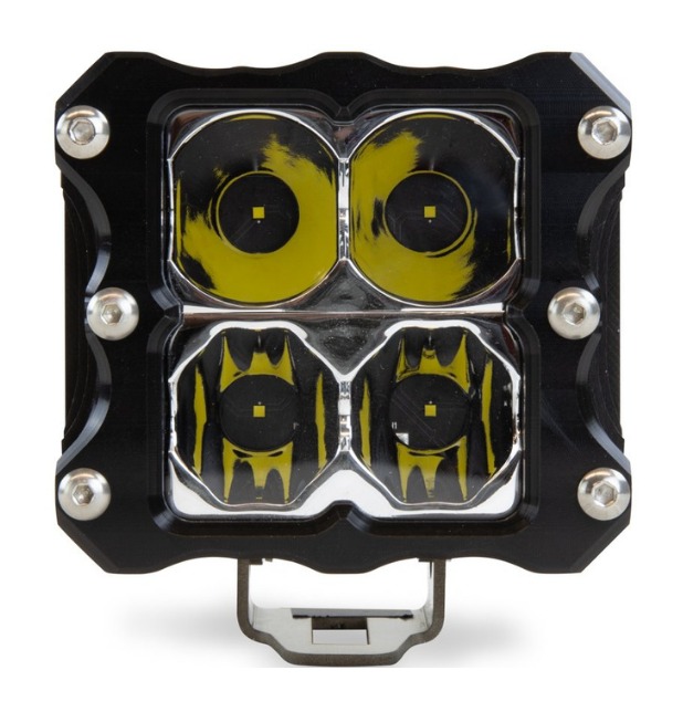 heretic_quattro_led_pod_light.jpg Heretic Quattro 3" LED Pod Lights - Dual Pack - Image 1