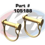 KFI ATV Plow Pin 3/8 In