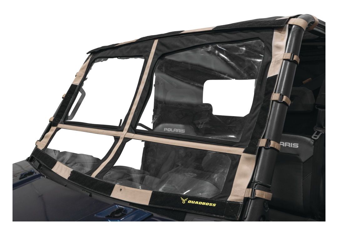 quad_boss_soft_windshield_polaris_ranger20132021.jpg Quad Boss Soft Windshield Polaris Ranger 2013-2021 - Image 1