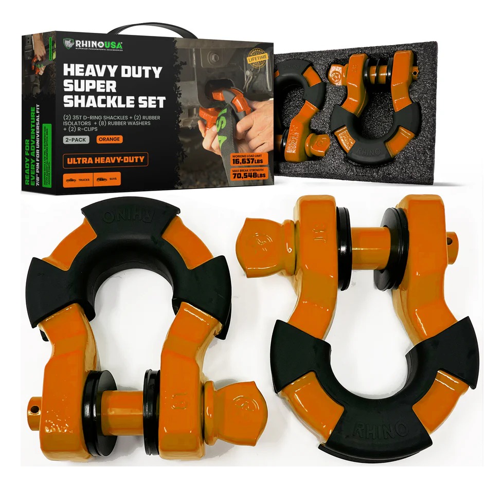 rhino_usa8_tone_super_shackle.jpg Rhino USA 8-Ton Super Shackle - Image 1