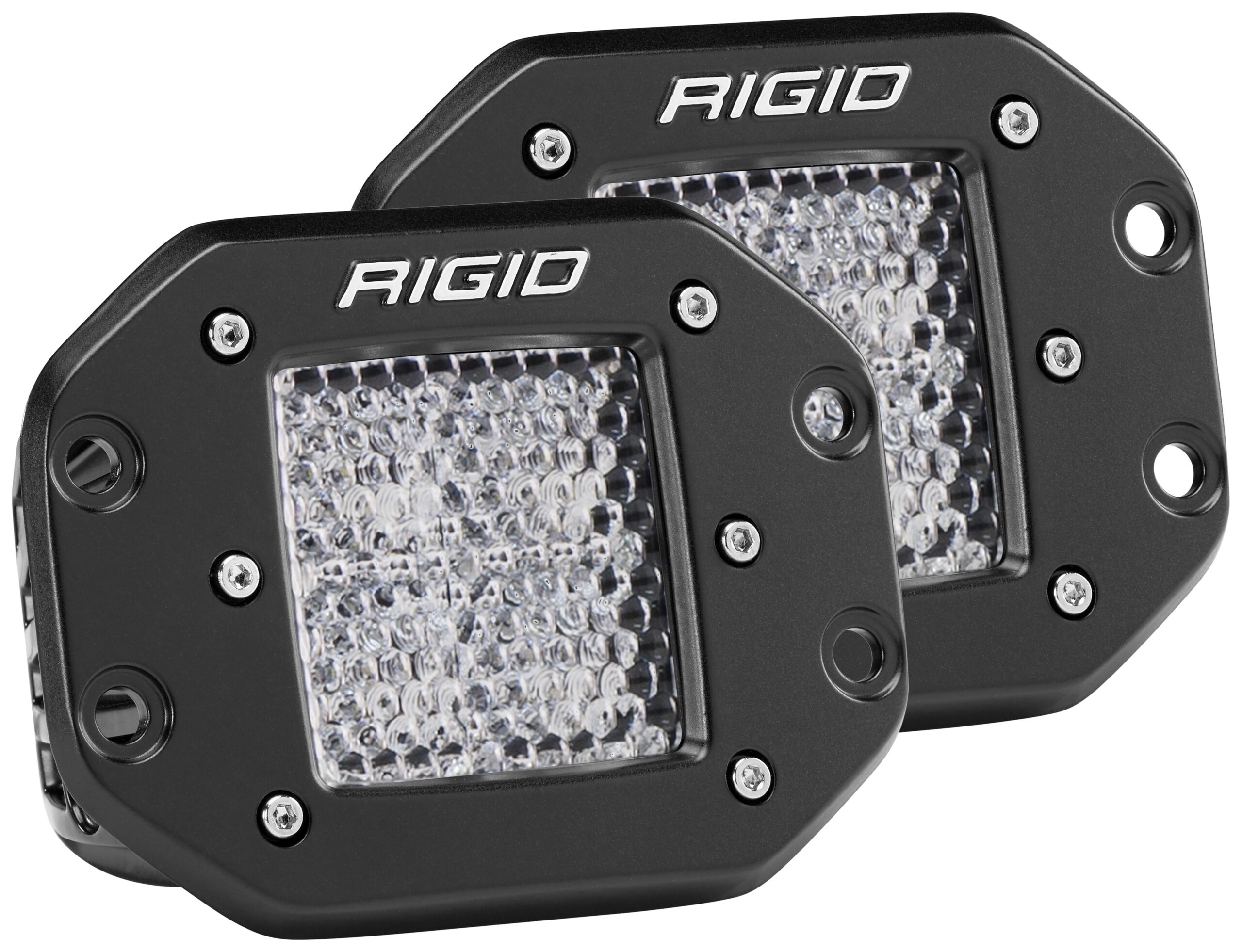 rigid_d_series_pro_flood_standard_mount_light_pair-1.jpg Rigid D-Series Pro LED Flush Mount Lights - Dual Pack - Image 1