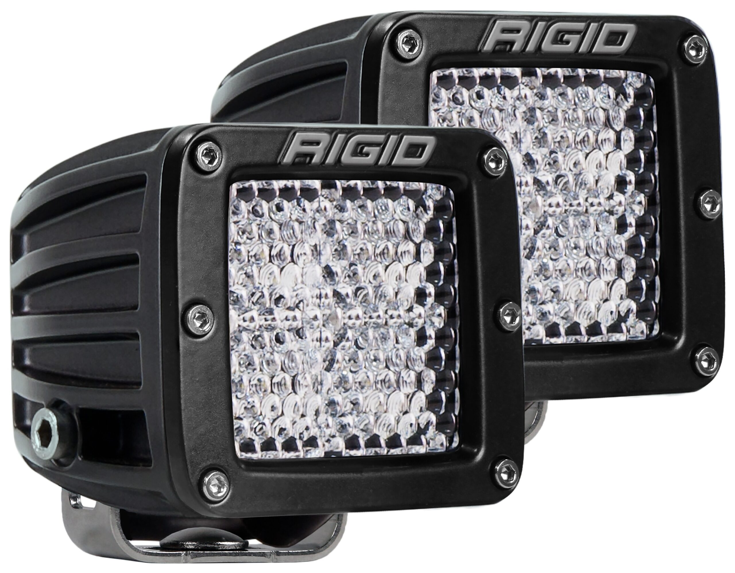 rigid_d_series_pro_flood_standard_mount_light_pair.jpg Rigid D-Series Pro 3" LED Pod Lights - Dual Pack - Image 1