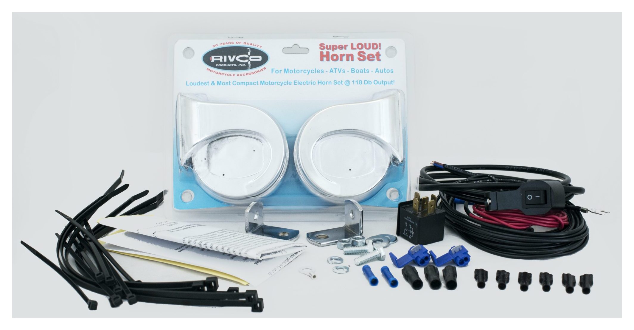 rivco_universal_super_loud_electric_horn_kit.jpg Rivco Universal Super Loud Electric Horn Kit - Image 1