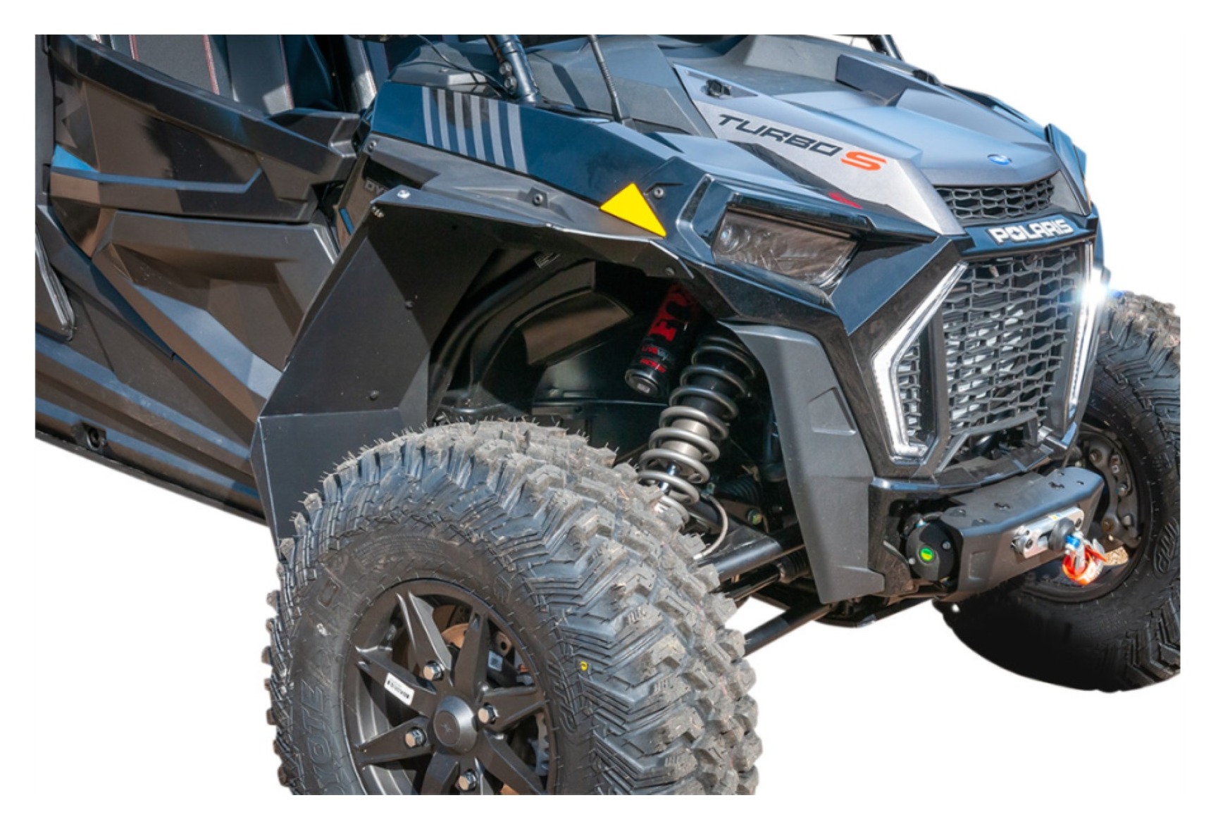 Seizmik HDPE Fender Flare Extension Kit Polaris RZR 2021-2023 Black [Previously Installed] - Image 1