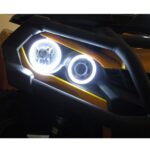 Snorkel Your ATV Angel Eyes LED Kit Can-Am Outlander 2012-2024 White [Previously Installed]
