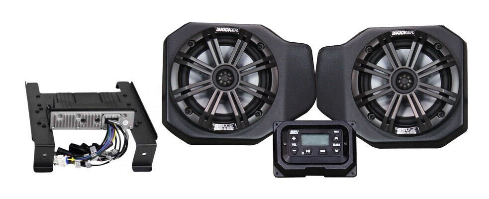SSV Works 2-Speaker Kicker Audio System for Ride Command Polaris Ranger XP 1000 2018-2026 - Image 1