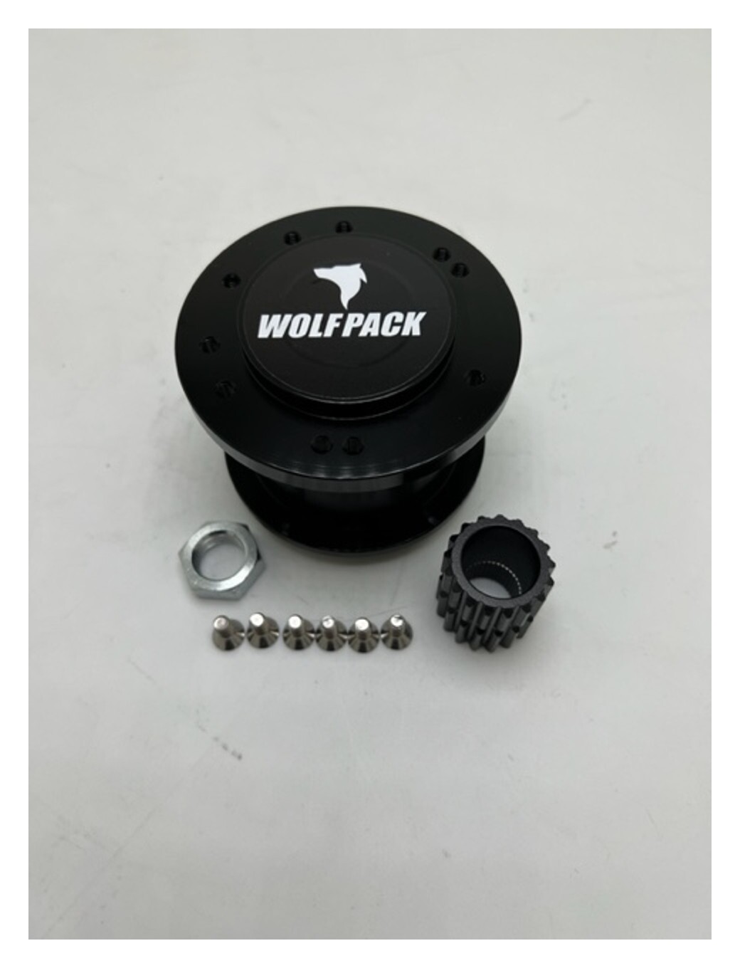 utv_wolfpack_steering_wheel_quick_release_hub_polaris_can_am.jpg UTV Wolfpack Steering Wheel Quick Release Hub Polaris / Can-Am - Image 1