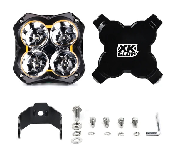 xkglow5_beam_off_road_cube_light_pair.jpg XKGLOW 5" Beam Off-Road Cube Light - Pair - Image 1