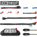 XKGlow 8 Piece RGB Rock Light Kit