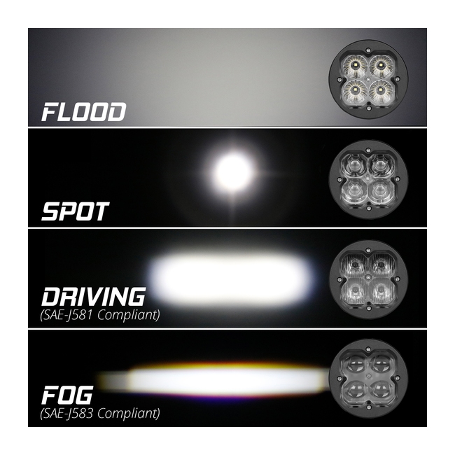 xkglow_round_rgb_pod_light_pair.jpg XKGlow Round RGB Pod Light Pair - Image 1